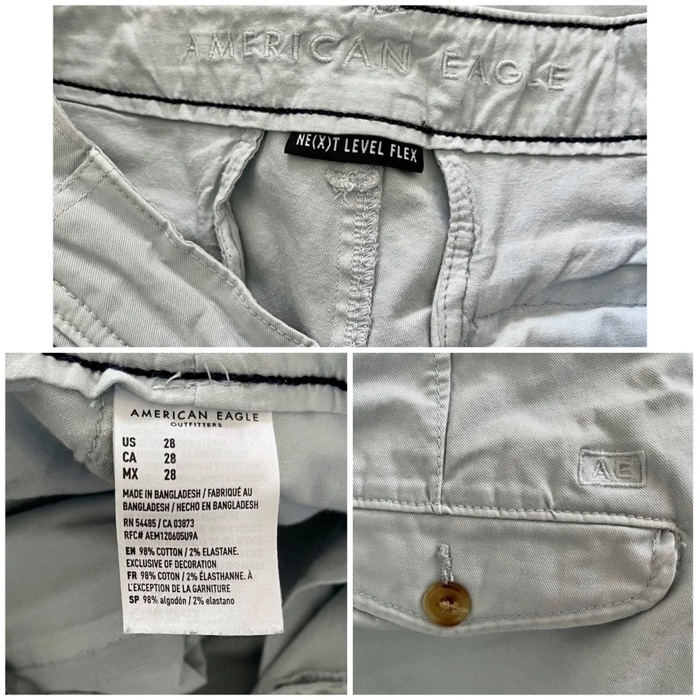 American Eagle Flat Front Shorts, 28